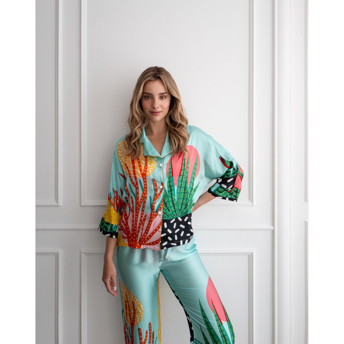 Bluse Loose Cut Under the Sea