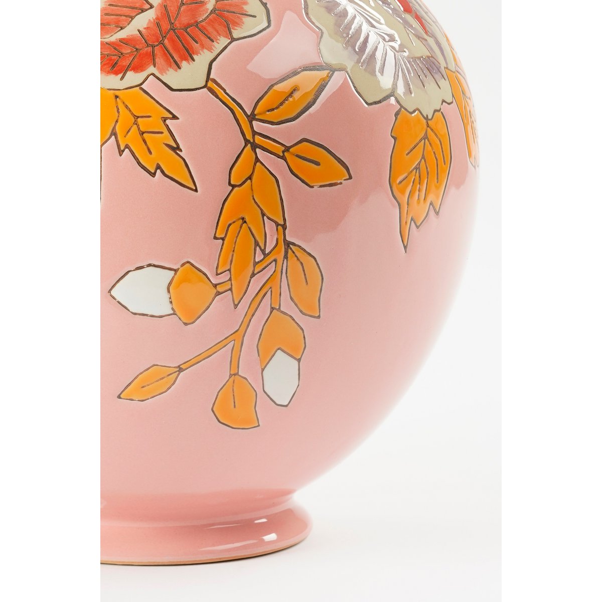 Eloise Vase - H36 x Ø22 cm - Keramik - Pink