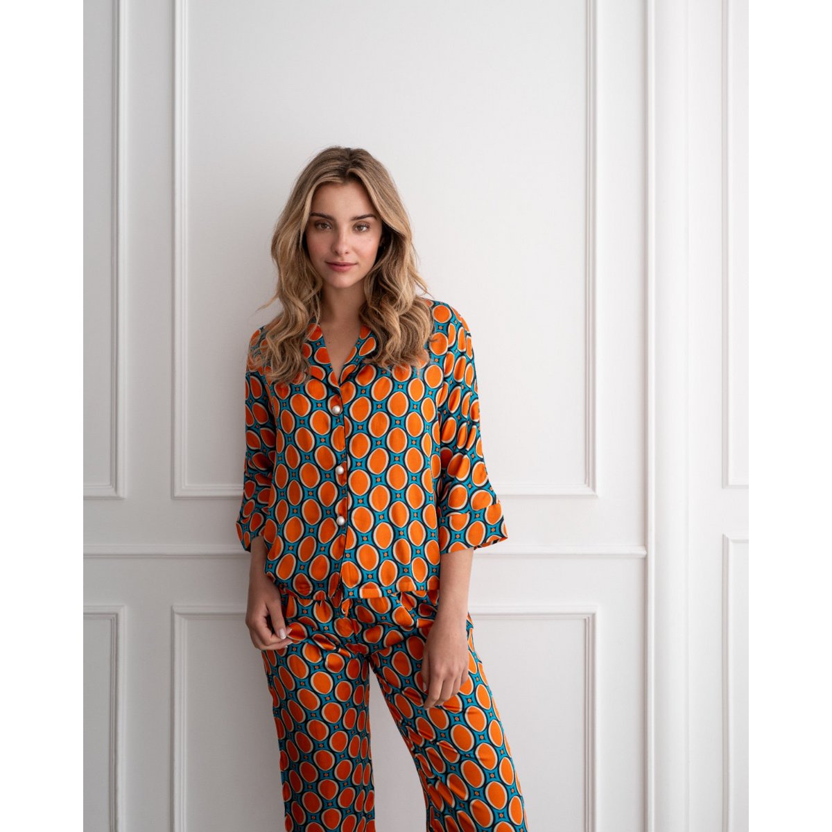 Bluse Loose Cut Dots