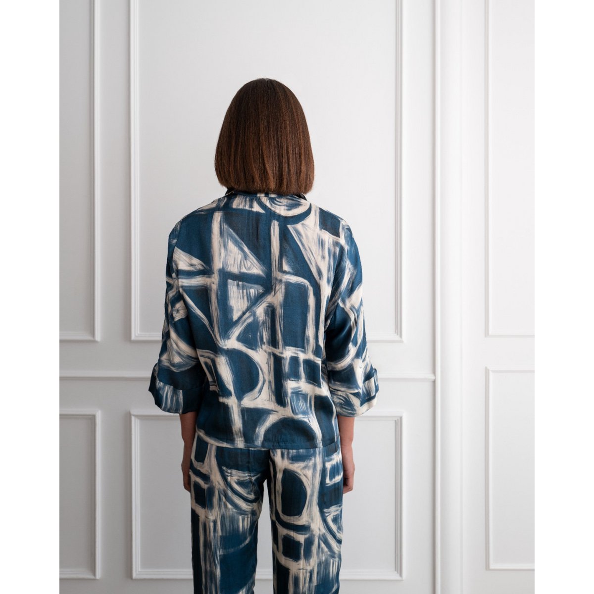 Bluse Loose Cut Greek
