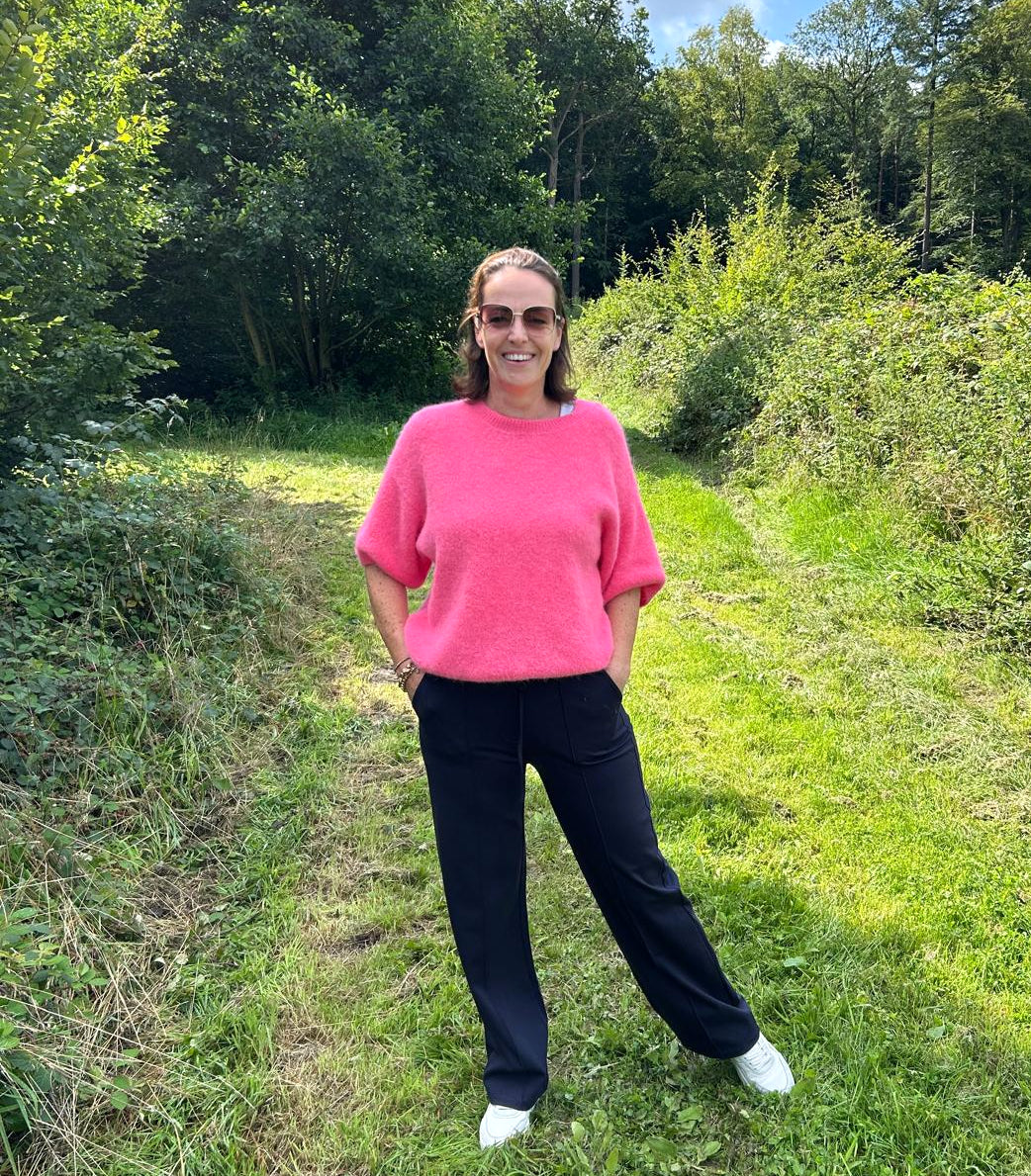 Luxus-Strickpullover aus Alpaka-Wolle – Kurzarm & Made in Italy