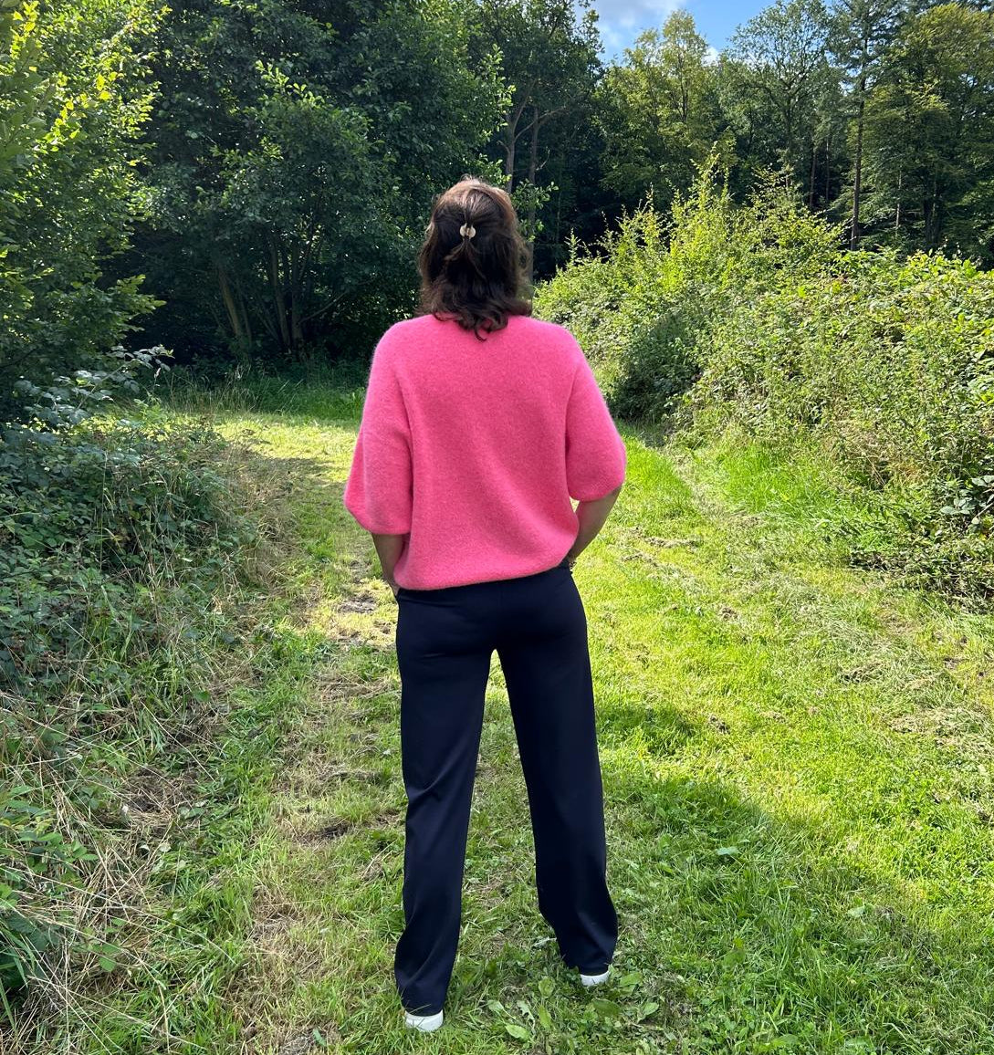 Luxus-Strickpullover aus Alpaka-Wolle – Kurzarm & Made in Italy