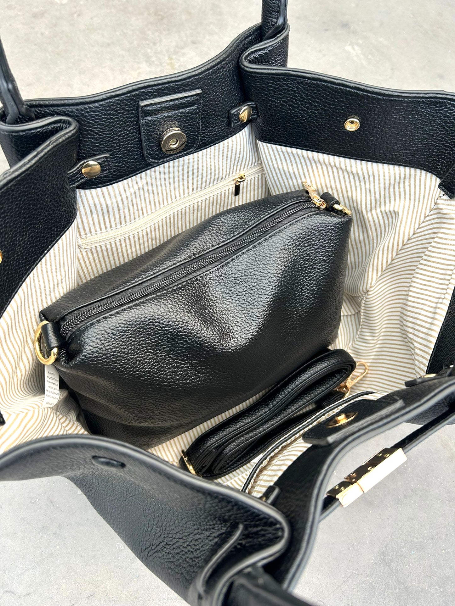 Elegante Damen Handtasche aus Lederimitat – geräumig & stilvoll