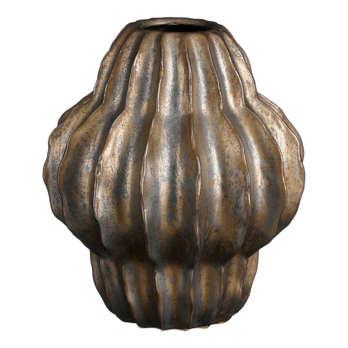 Altea Vase – H28 x Ø25 cm – Keramik – Bronze