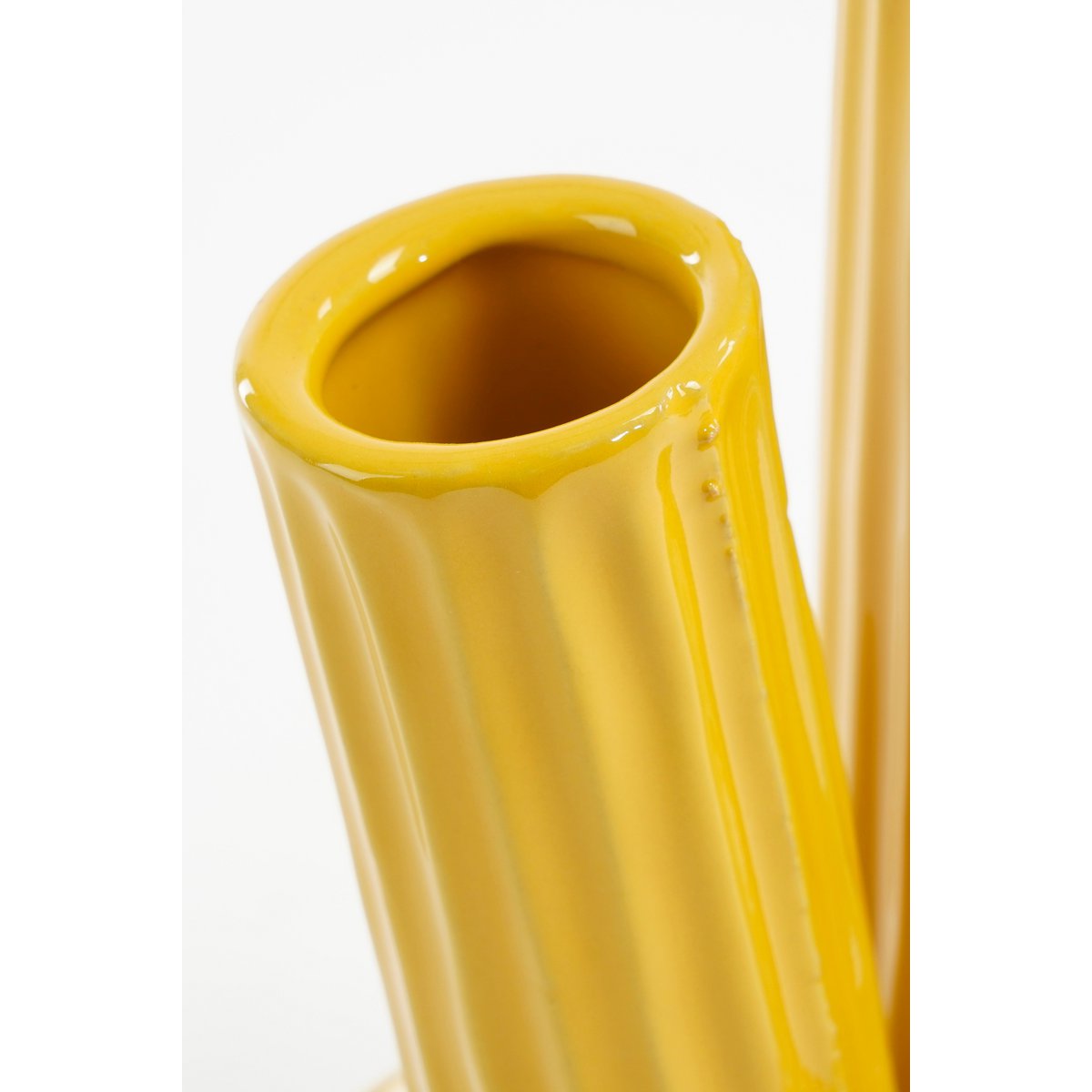 Felipe Tulpenvase – H27 x Ø20 cm – Keramik – Gelb