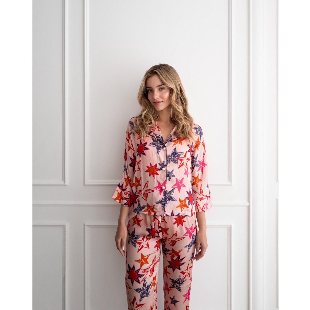 Bluse Loose Cut Stars