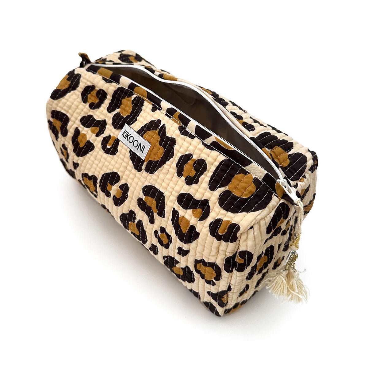 Handgemachte Kosmetiktasche "Oh Leo"