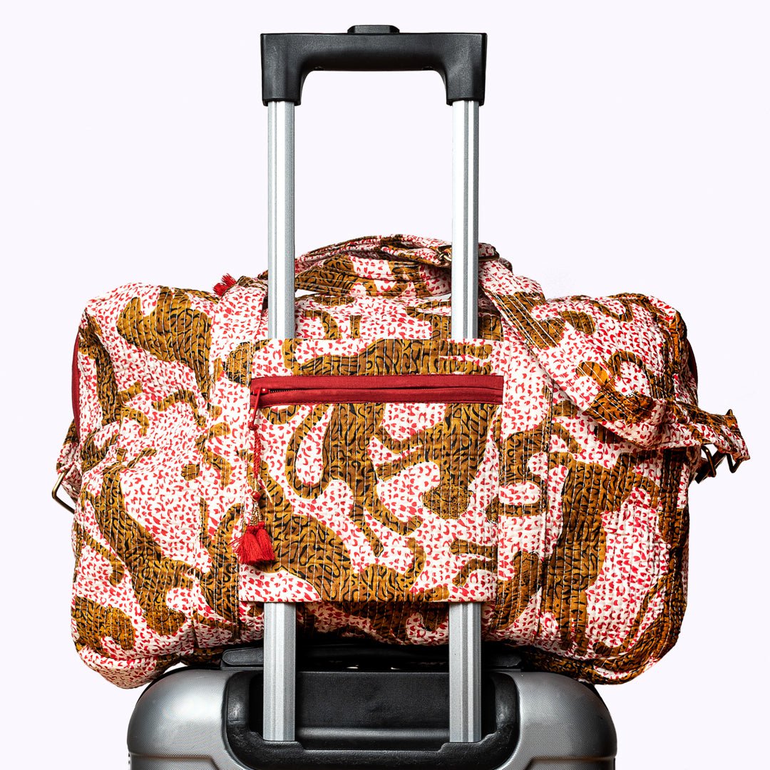 Große Reisetasche "h.leopard"