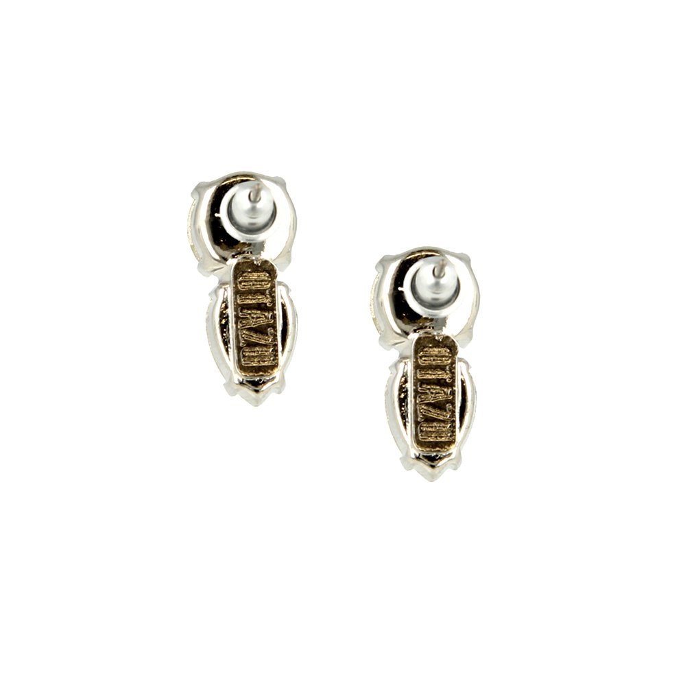 Silver Beetle Earrings – Small