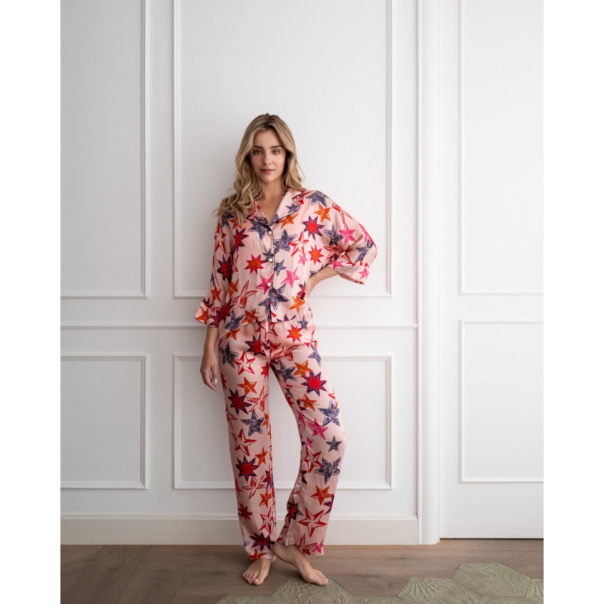 Bluse Loose Cut Stars