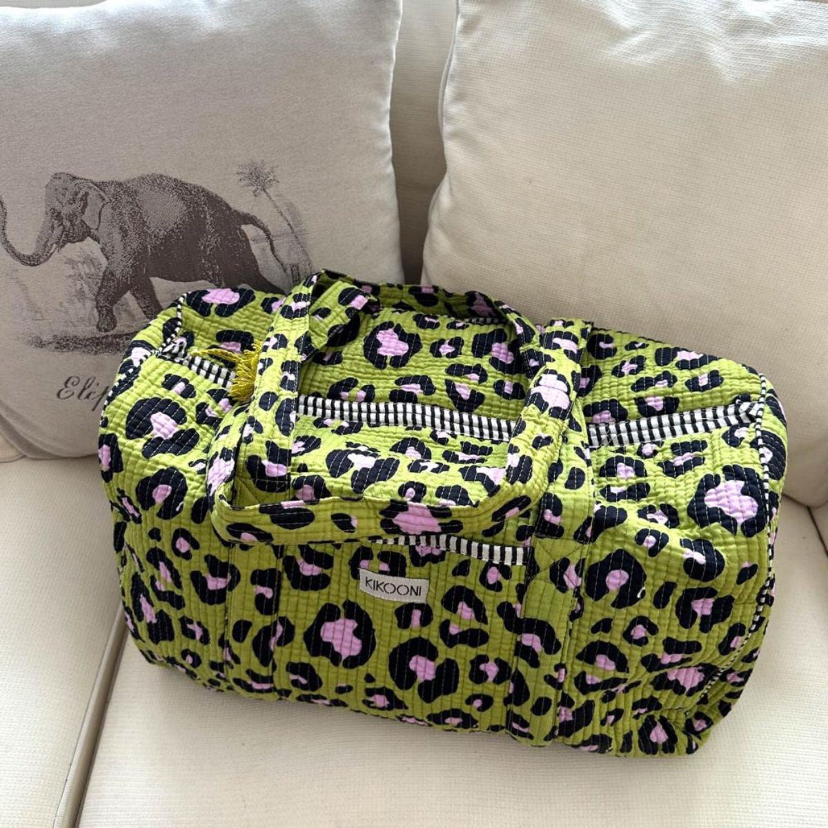 Baumwolltasche "Oh Leo - cosmic green"