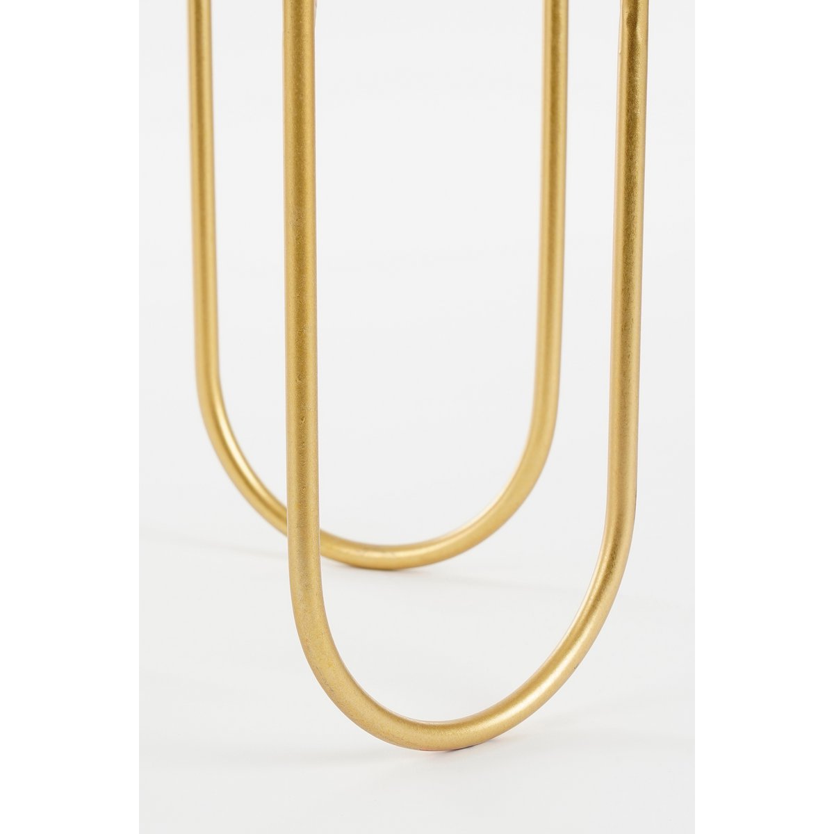 Donau -Blütenknopf auf Standard - 2 - Metall - H45 x Ø23 cm - hellgrün, Gold
