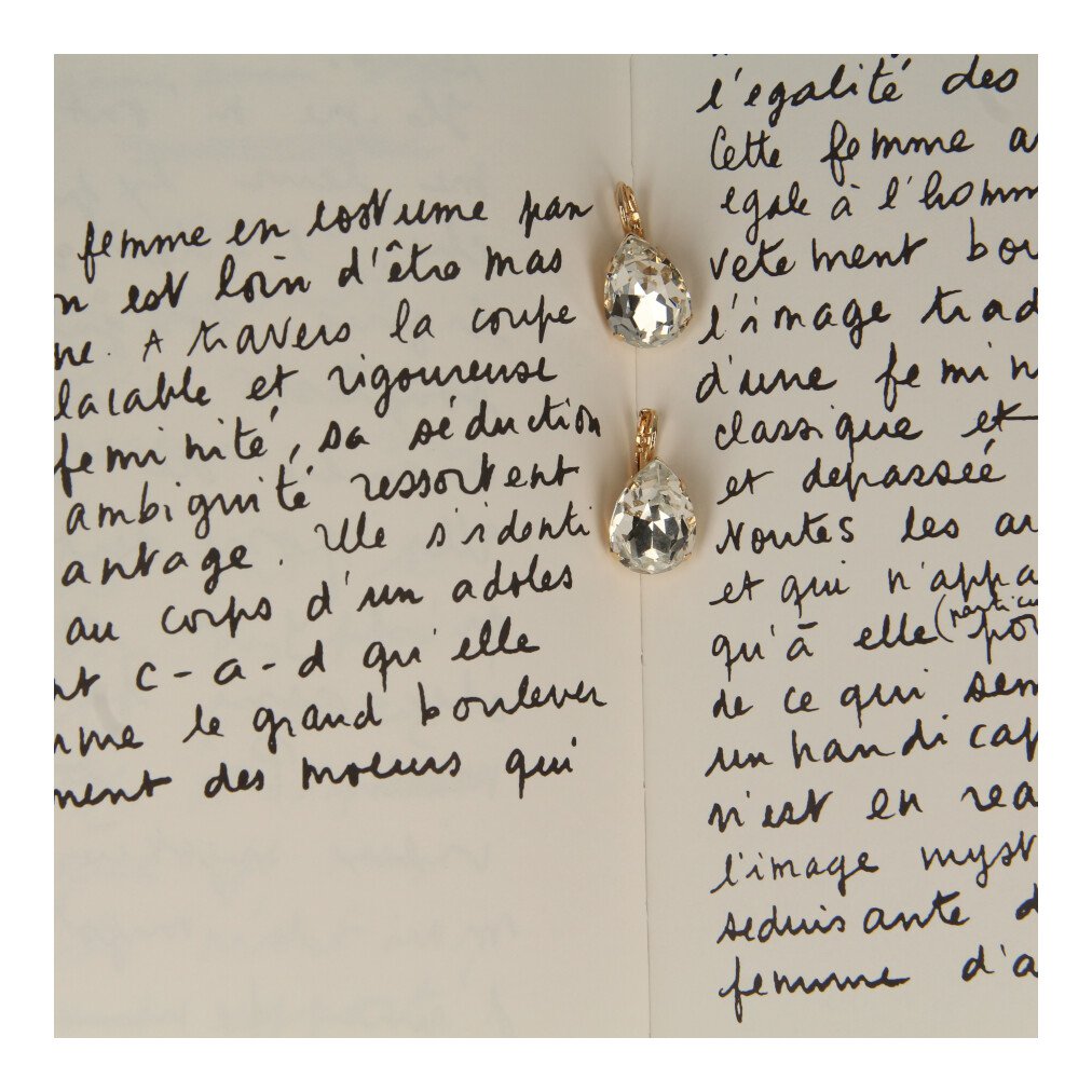 Classic Drop Crystal Earhangers