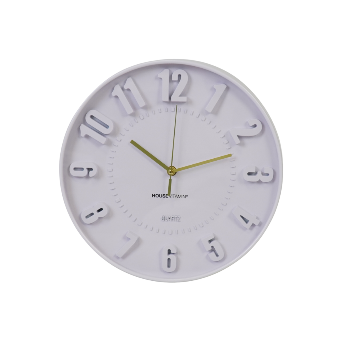 Uhr- wall Taktnummern- LILAC -30x30x4cm