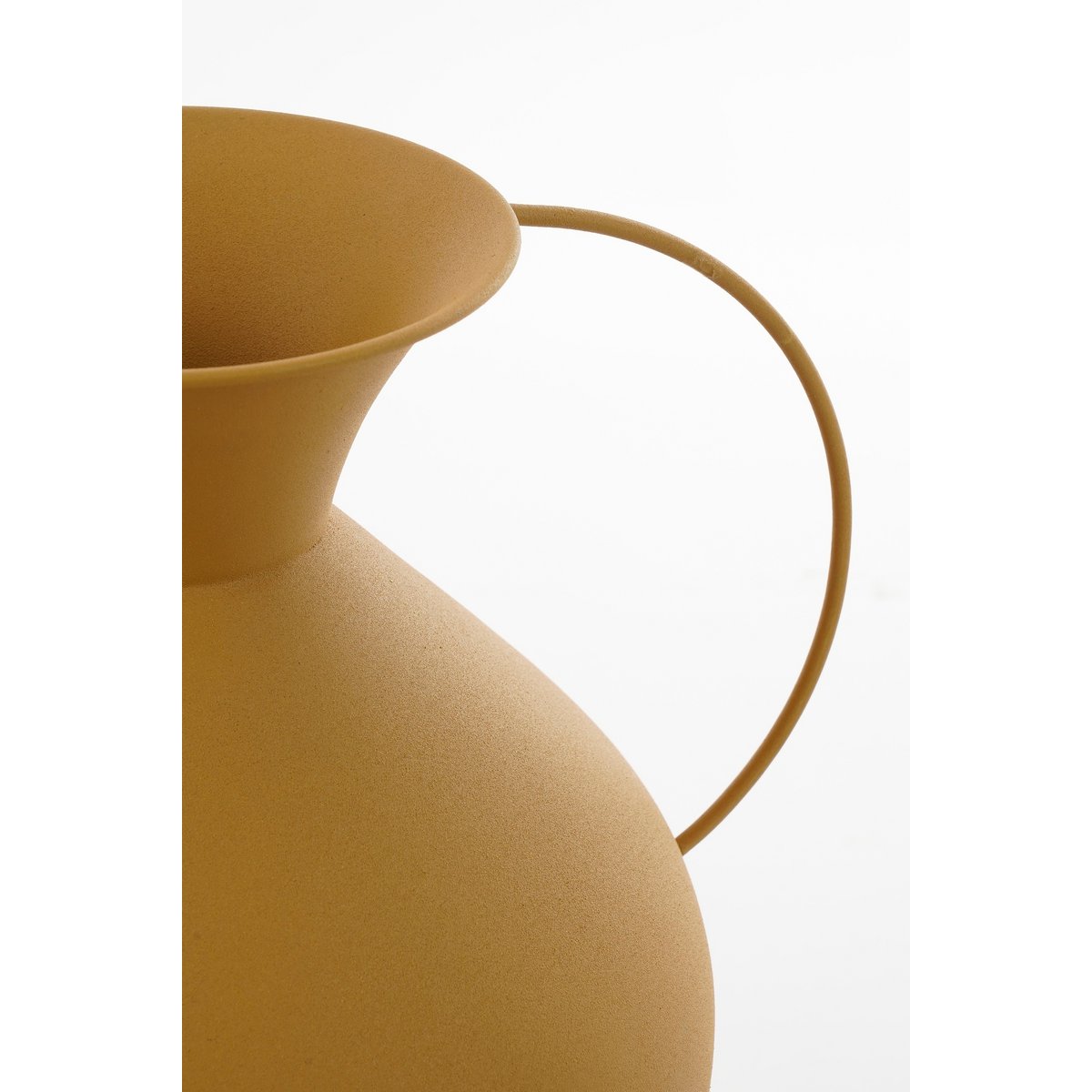 Gyge Vase - L30 x B24 x H37 cm - Metall - Gelb