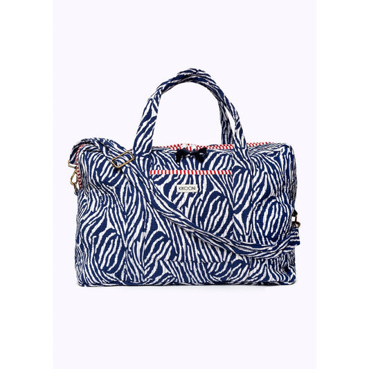 Große Reisetasche "Blue Zebra"