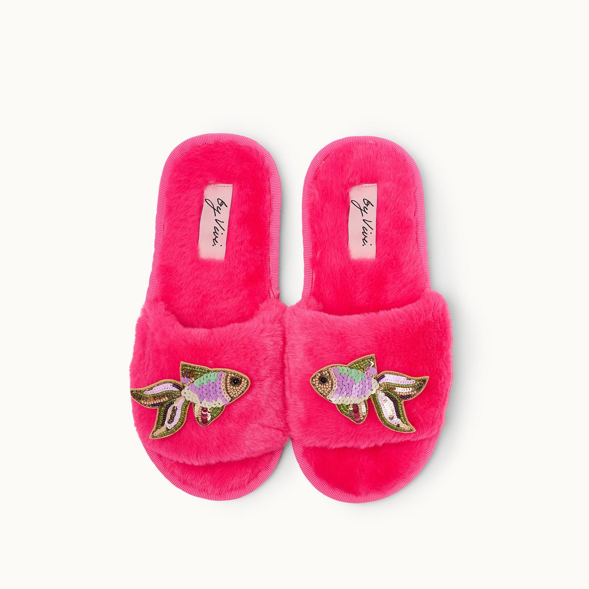 Broschenpaar für Slipper: Fisch
