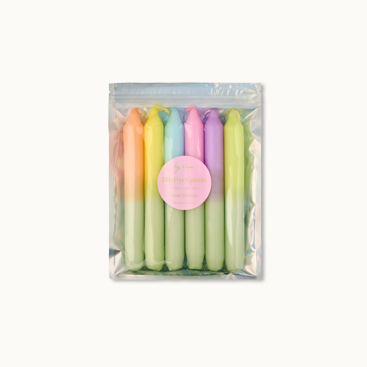 Dip Dye Kerzen Set: Rose Garden