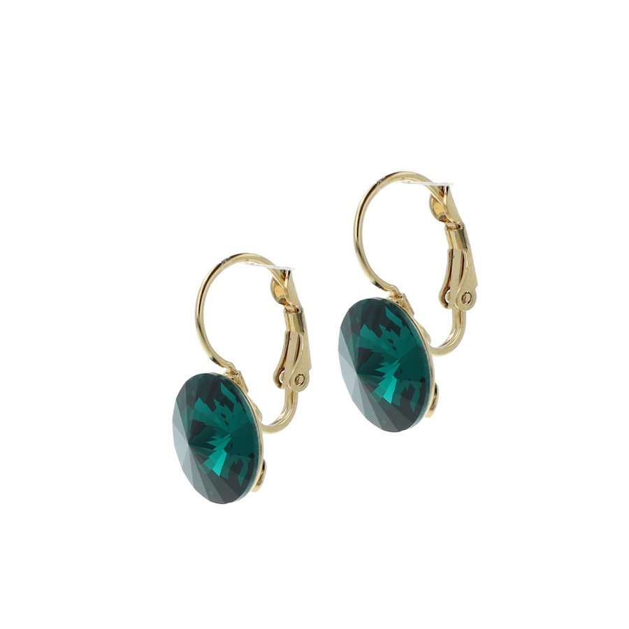 Classic Disc Earhangers - Green