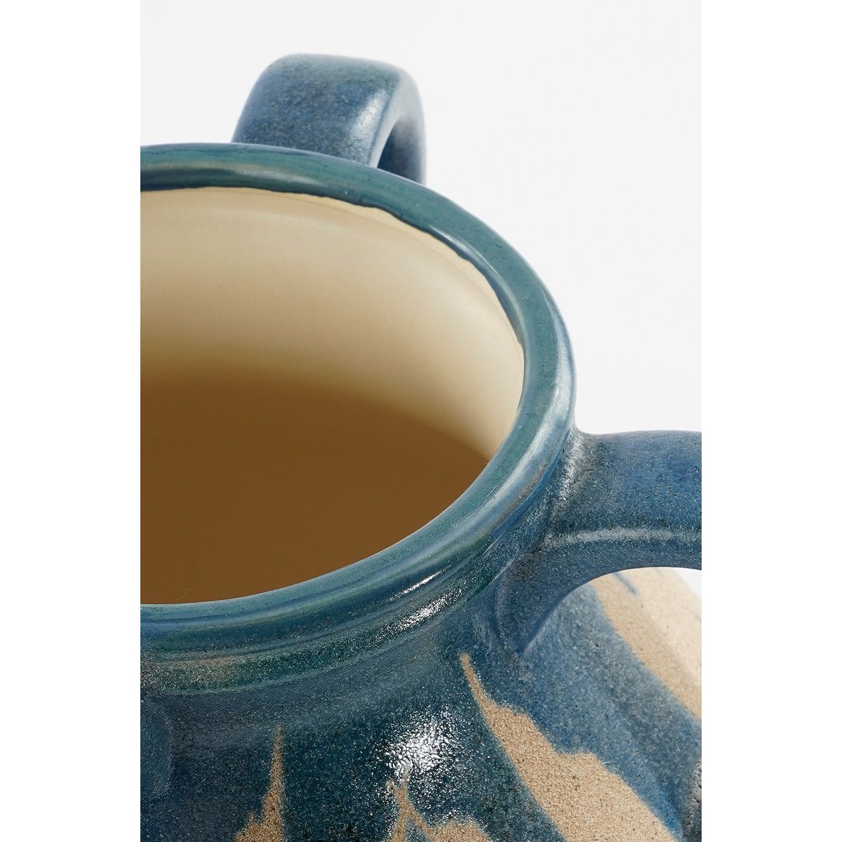 Caldo Vase – L28 x B28 x H36 cm – Keramik – Dunkelblau