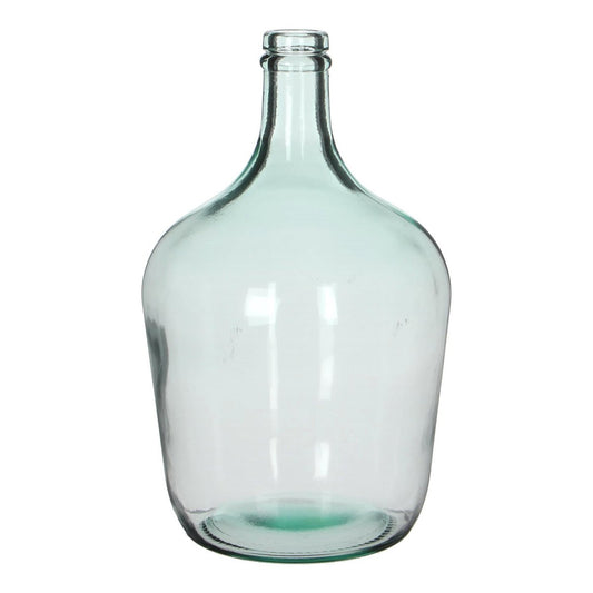 Diego Flaschenvase - H30 x Ø18 cm - Recyceltes Glas - Transparent