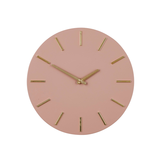 Brixen Wanduhr - Ø36 cm - Rosa