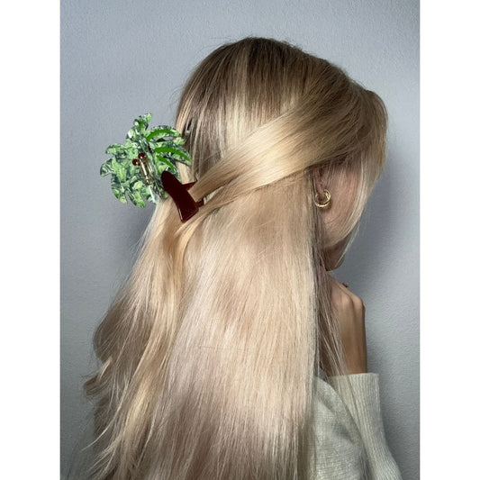 Haarklammer Palme