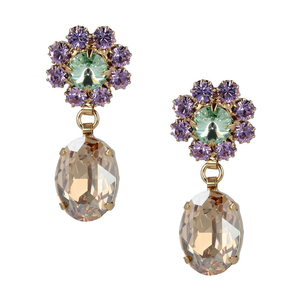Lavande de Mer Gold Earrings