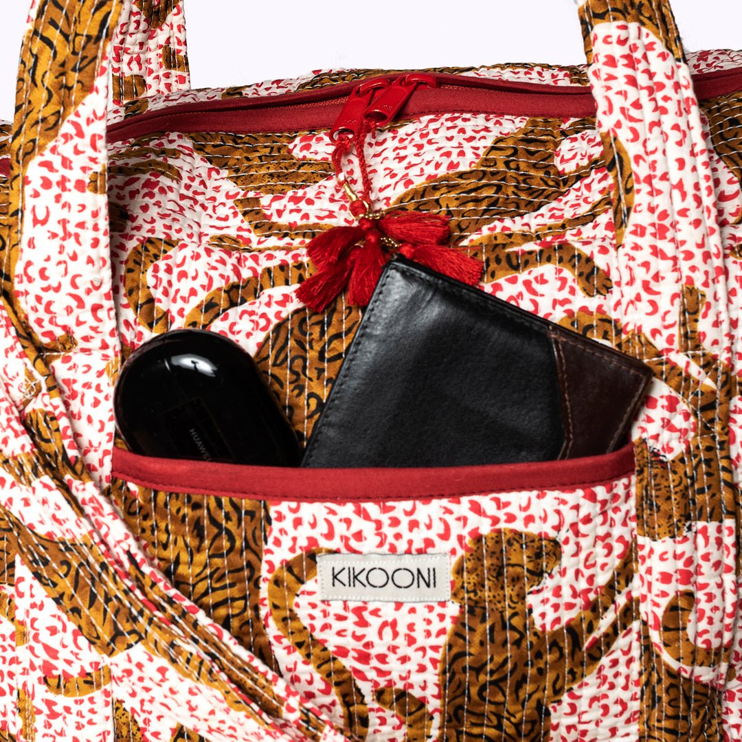 Große Reisetasche "h.leopard"