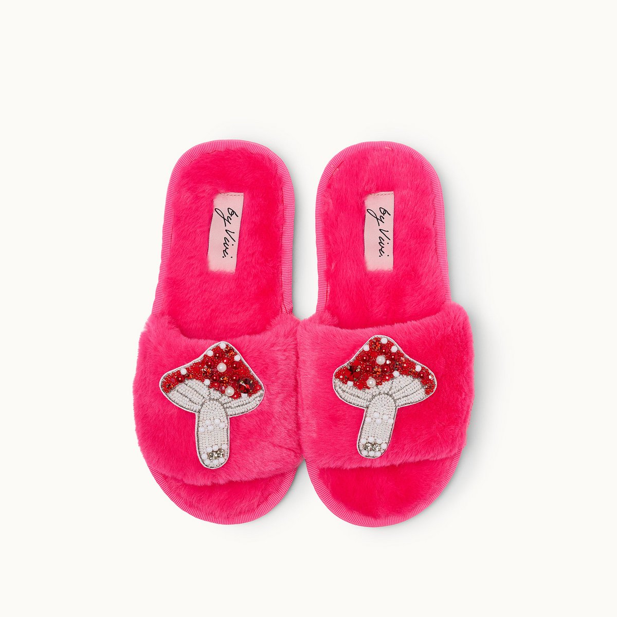 Broschenpaar für Slipper: Mushrooms