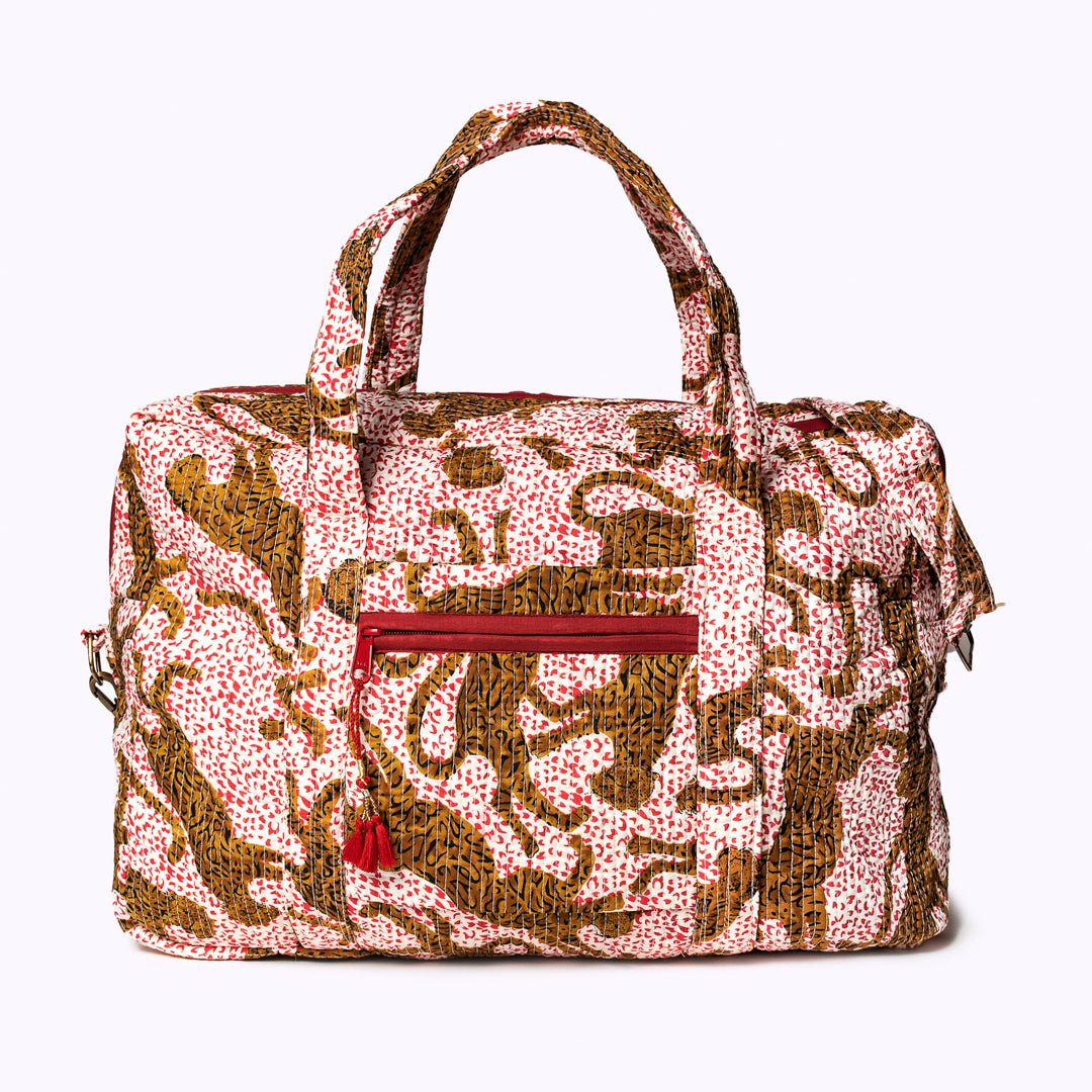 Große Reisetasche "h.leopard"