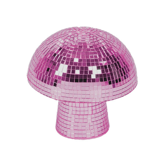 Ornament - Disco -Mustern - Glas - Rosa 14x14x14cm
