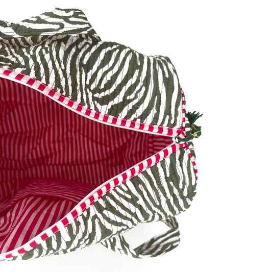 Handgemachte Baumwolltasche "DESERT ZEBRA"