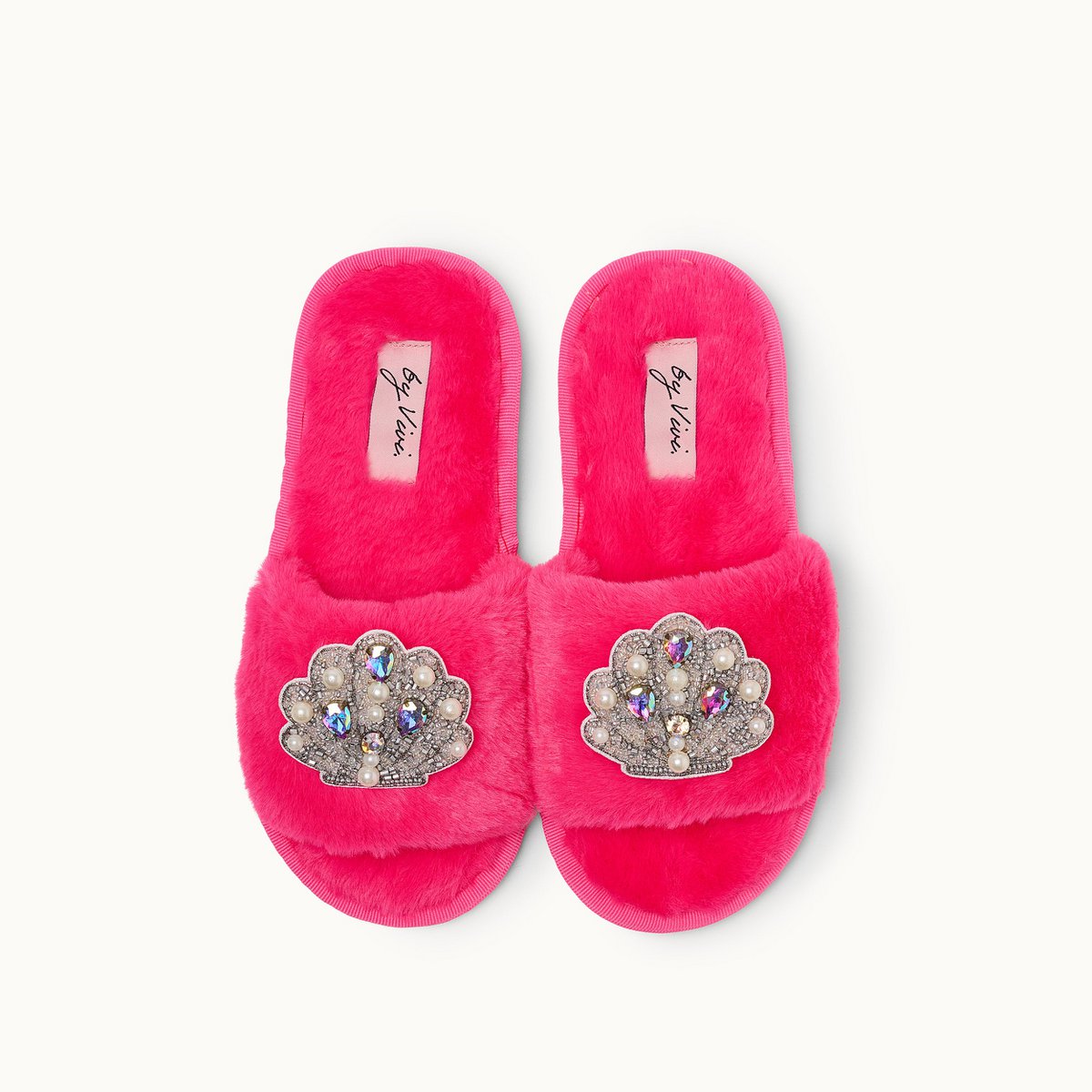 Broschenpaar für Slipper: Shells