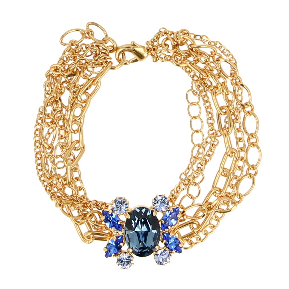 Blue Beetle Statement Bracelet