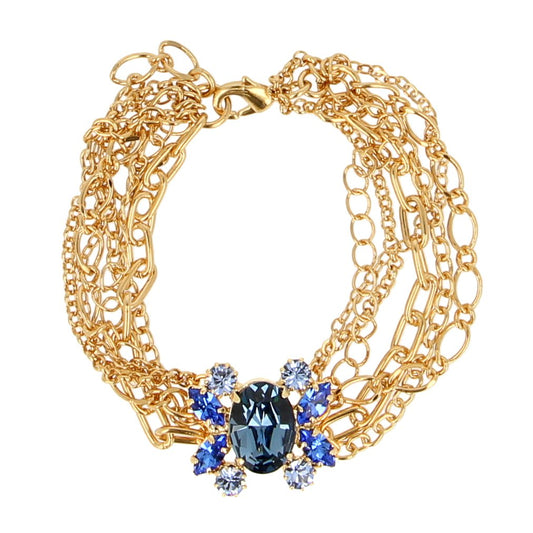Blue Beetle Statement Bracelet