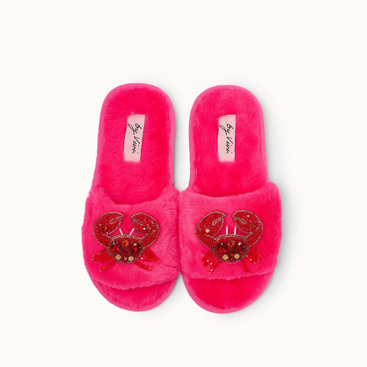 Broschenpaar für Slipper: Crab