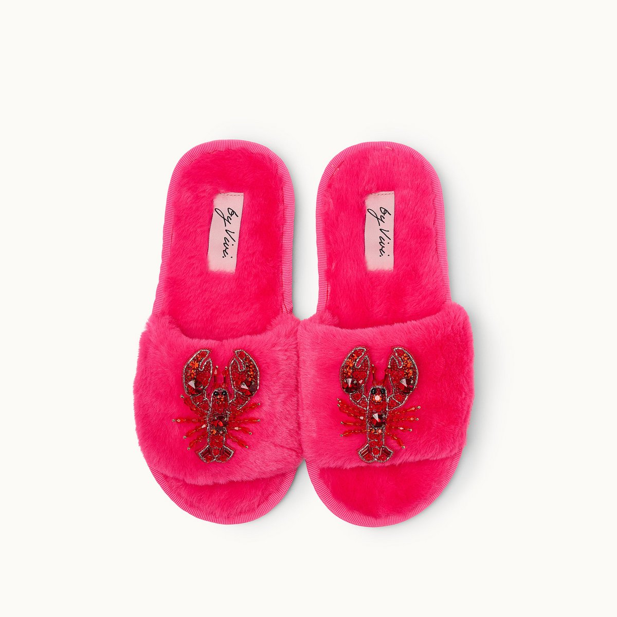Broschenpaar für Slipper: Lobster