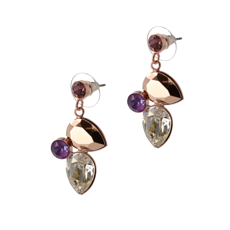 Caramel Crystal Earrings