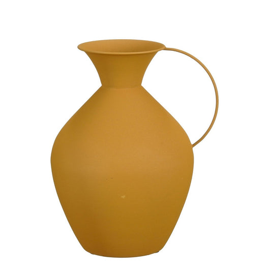 Gyge Vase - L30 x B24 x H37 cm - Metall - Gelb