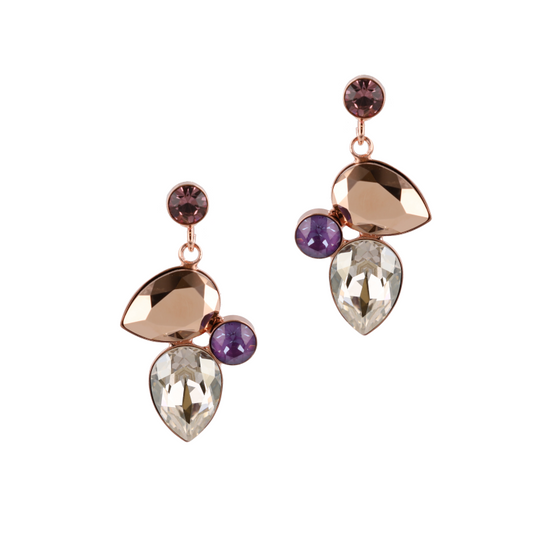 Caramel Crystal Earrings