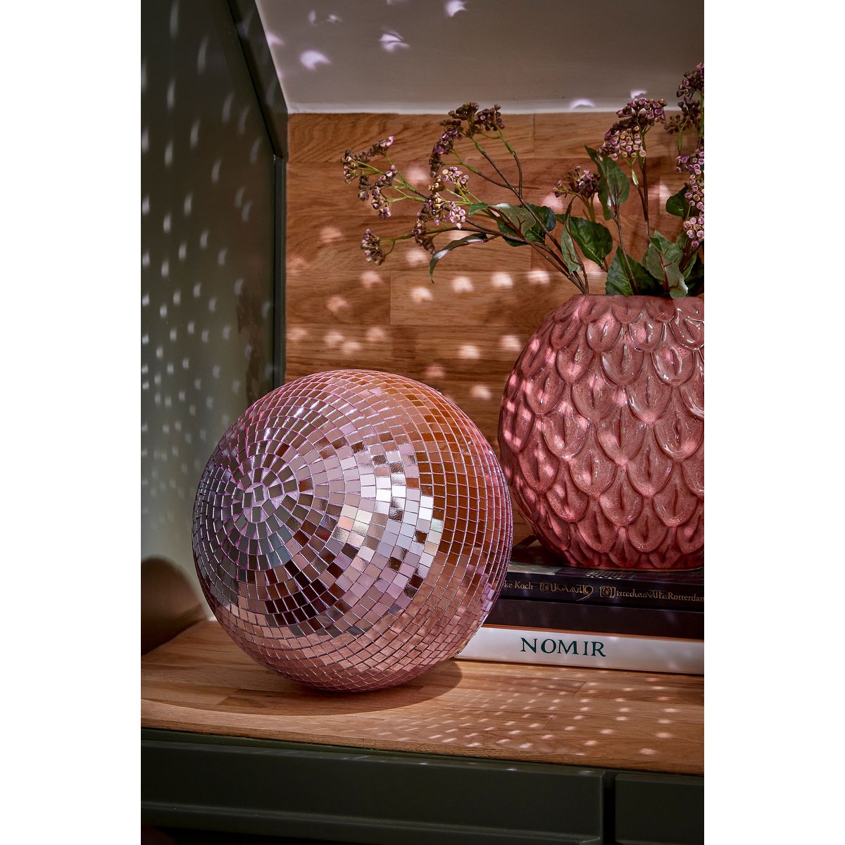 Weihnachtsdiskobal - Ø30 cm - Lila
