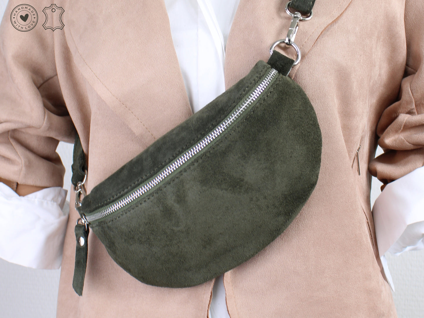 Bauchtasche Damen aus Wildleder – Stylisch &amp; Praktisch