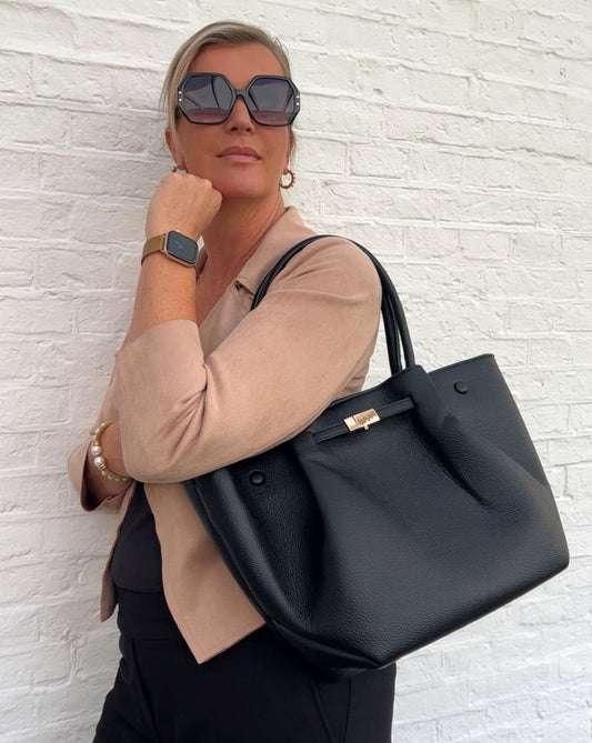 Elegante Damen Handtasche aus Lederimitat – geräumig & stilvoll