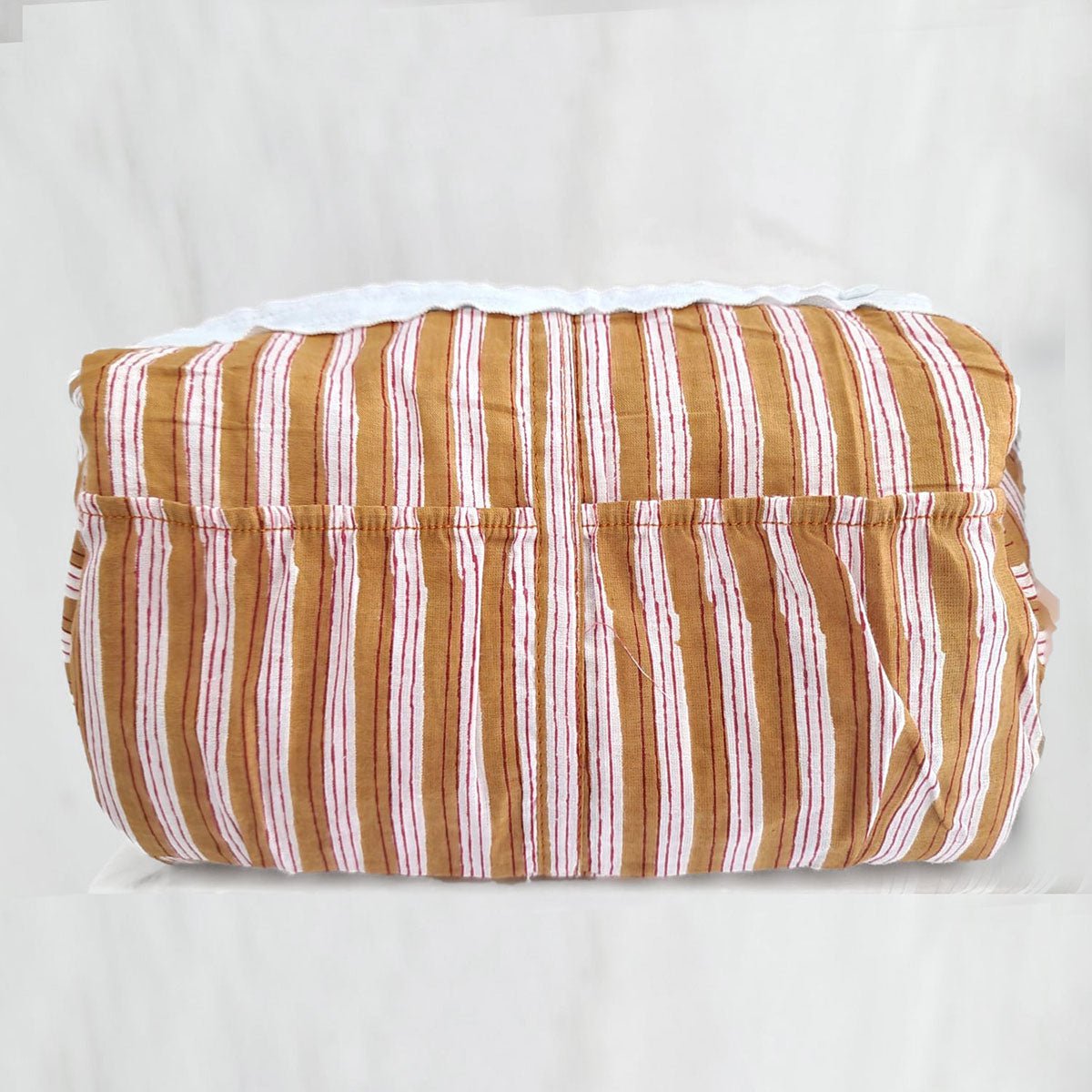 Handgemachte Kosmetiktasche "Positive Grey"