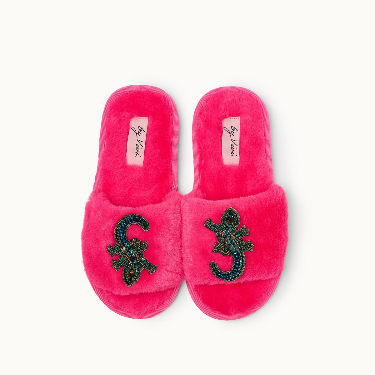 Broschenpaar für Slipper: Salamander