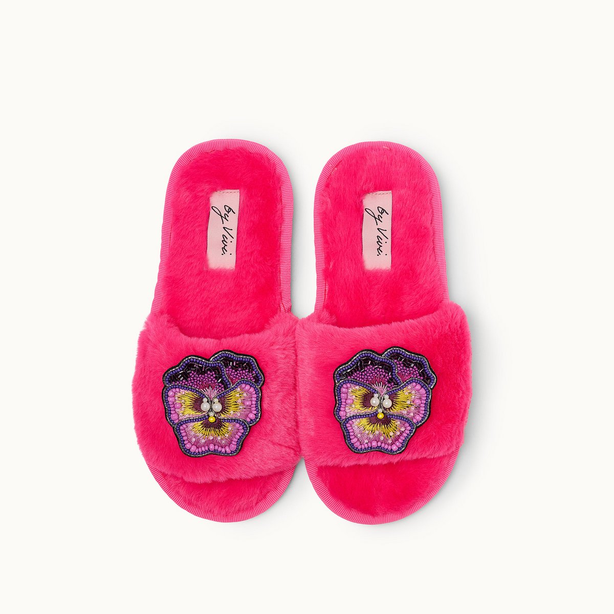 Broschenpaar für Slipper: Orchidee