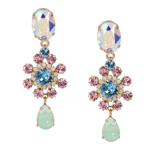 Belinda Ocean Earrings (Clips)