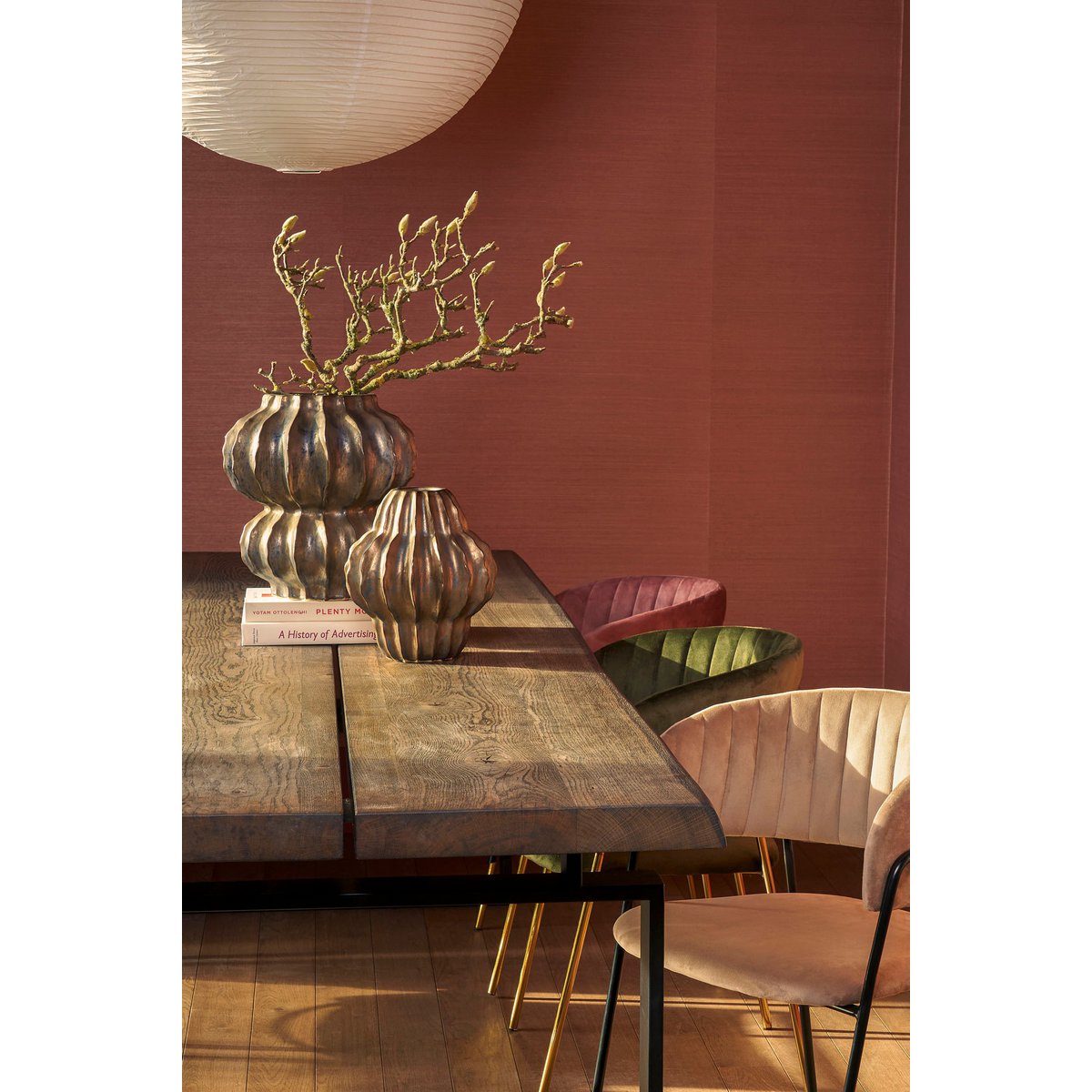 Altea Vase – H28 x Ø25 cm – Keramik – Bronze