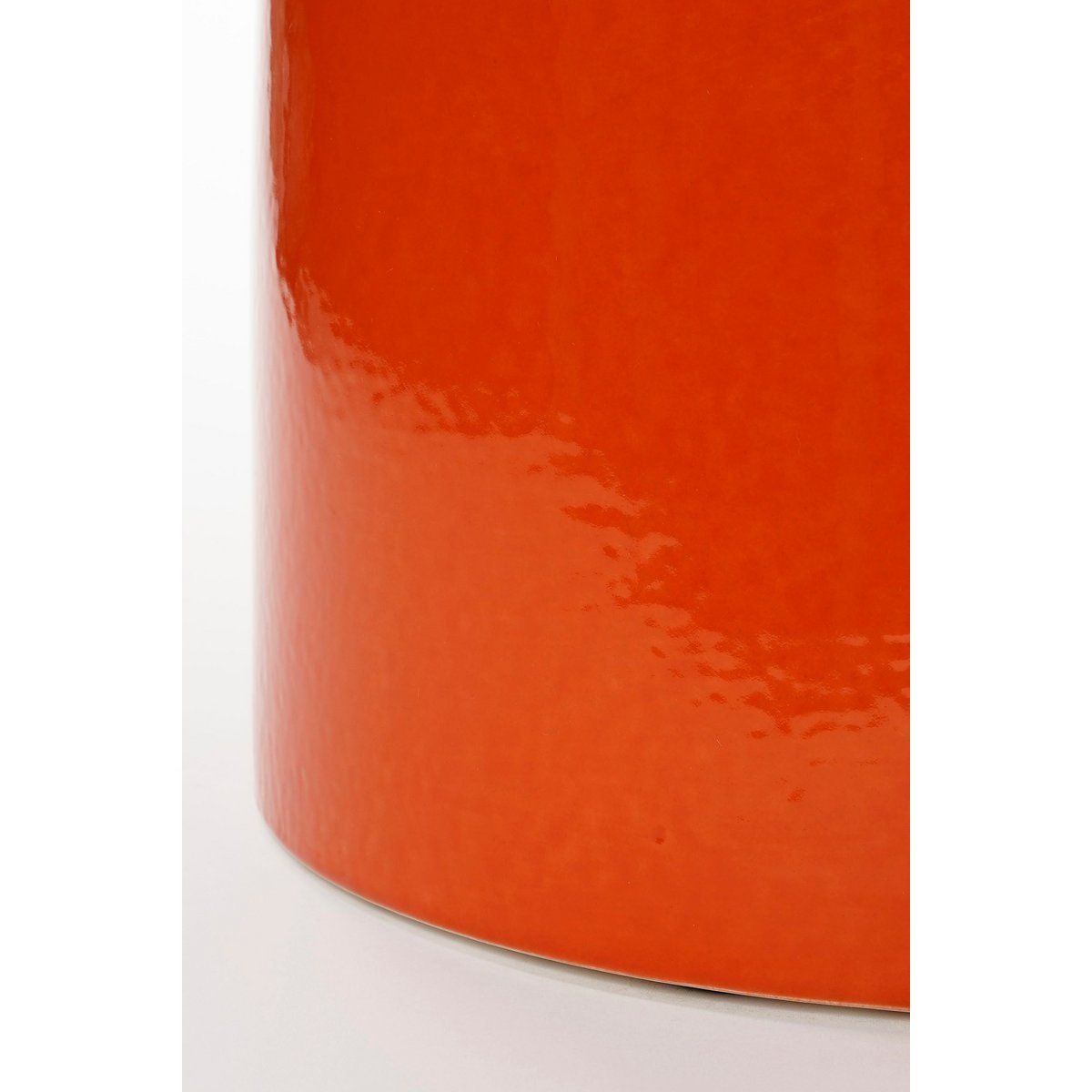 Vendi Beistelltisch – H44 x Ø32 cm – Keramik – Orange